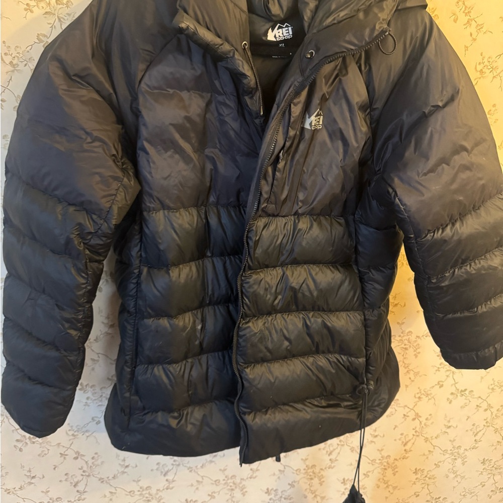 REI Black Puffer Jacket